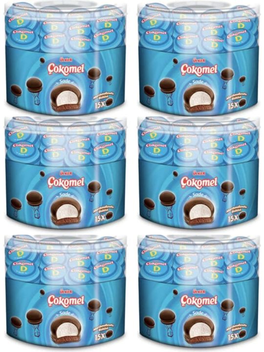 22553648 Ülker Çokomel 12 Gr X 15 Adet Sade 6 Kutu
