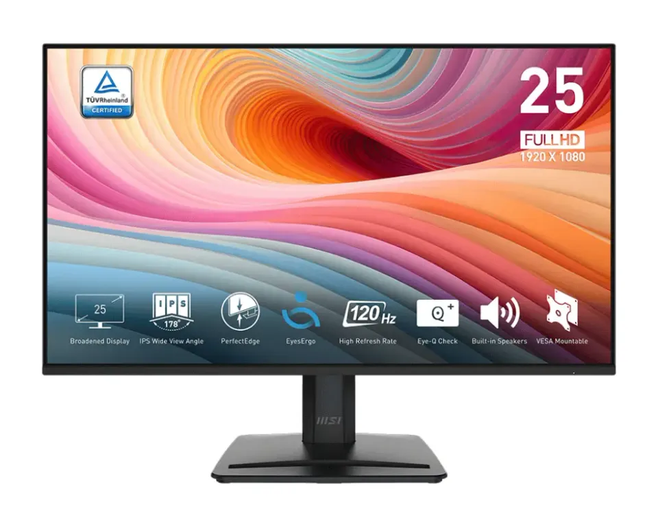 24.5 PRO MP251 E2 1920x1080 (FHD) 16:9 FLAT IPS 120HZ 1MS ADAPTIVE-SYNC SIYAH MONITOR
