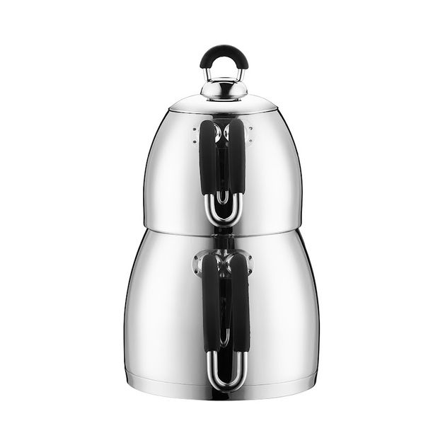 2500(( Emsan Mina Mini Çaydanlık Takımı Siyah 0,75L & 2L