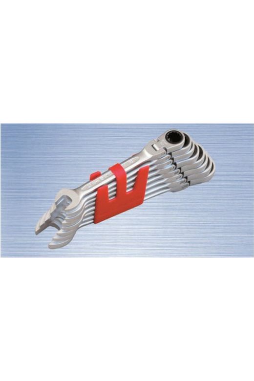 26622467 İzeltaş 8-19 Mm Mafsallı Cırcır Kombine Anahtar Tkm 12 Lı