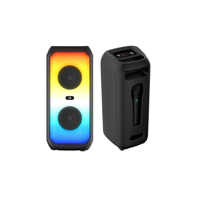 29122022 Acl Bt-2426 Karaoke Mikrofonlu Rgb Işıklı Bluetooth Hoparlör