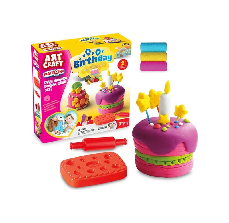 2Kids MEYXTF02.03575-BLMY Mey İthalat 03575 Doğum Günü Oyun Hamuru 150 Gr.