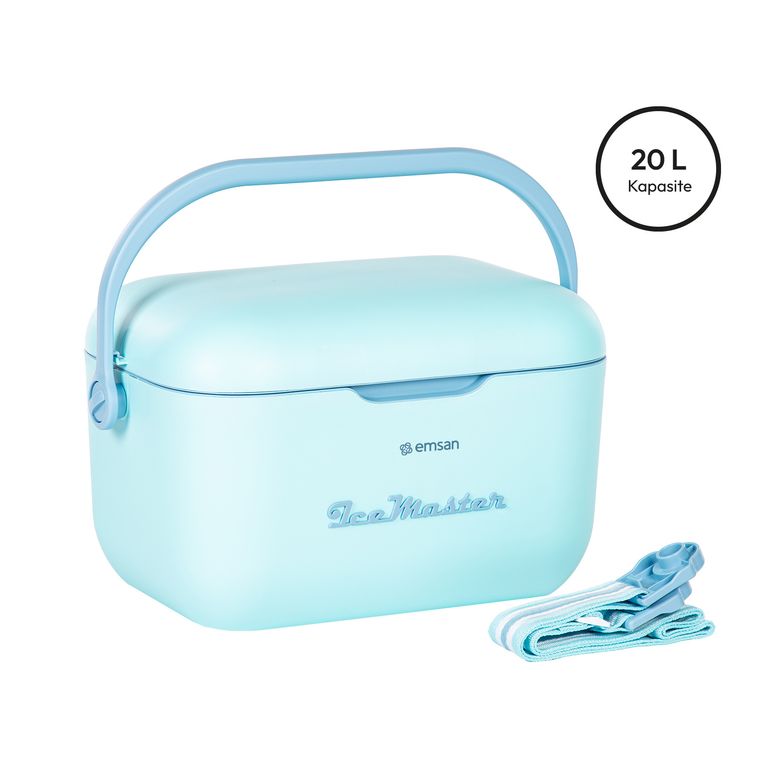 3000/ Emsan Ice Master Thermos Box 20 Litre Mavi