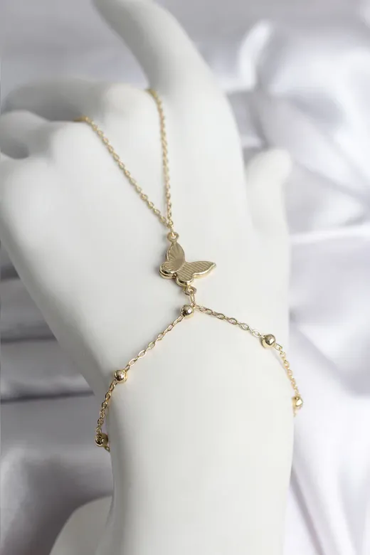 316L Çelik Gold Renk Model Kadın Şahmeran - TJ-SN732