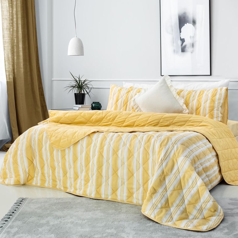 3.499,00 Schafer Home İnfinity Çift Kişilik Complete Set 4 Parça Hardal