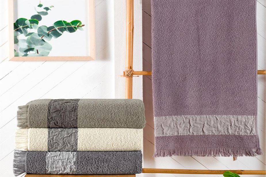 ₺349,95 Schafer Home Crepe Armürlü Havlu 50X90 Cm-Lavanta