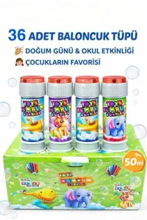 36 ADET BUMBUM BALONCUK KÖPÜK TÜPÜ (4745)