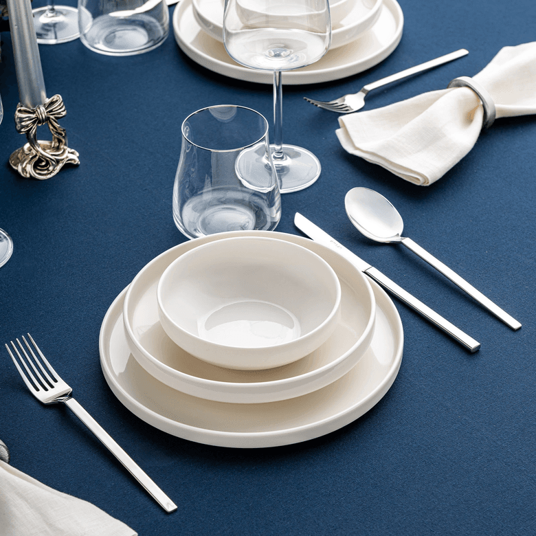 3.999 TL Emsan Alfa Porselen 18 Parça 6 Kişilik Yemek Takımı Beyaz