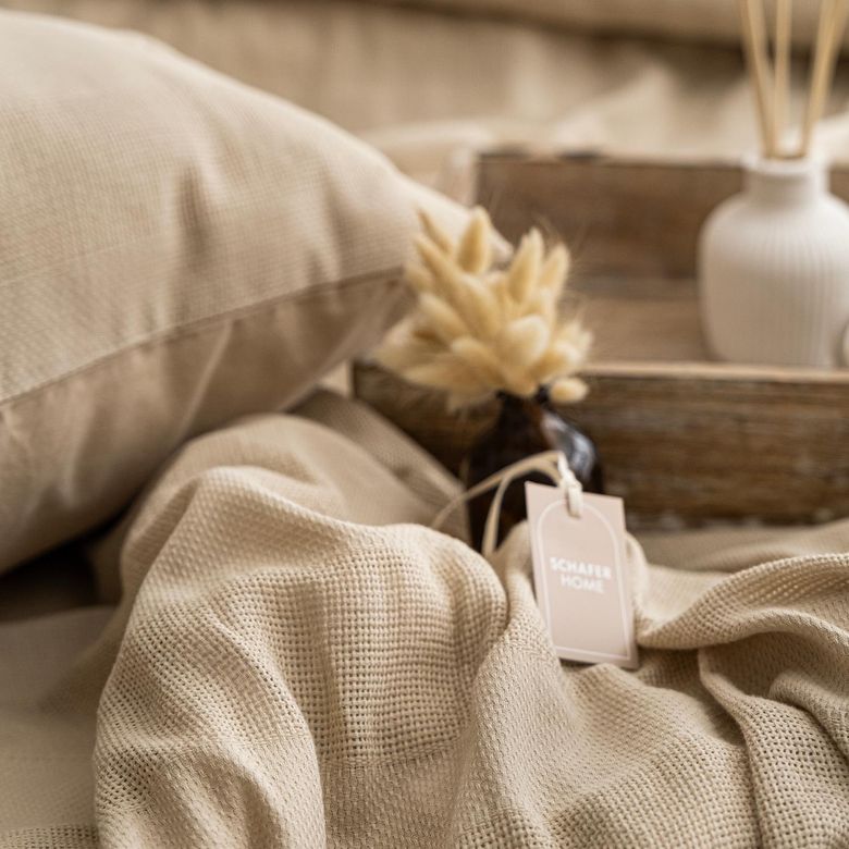 ₺3.999,0 Schafer Home Etamine Pamuk Çk Nevresim Takımı 4 Parça Cappuccino