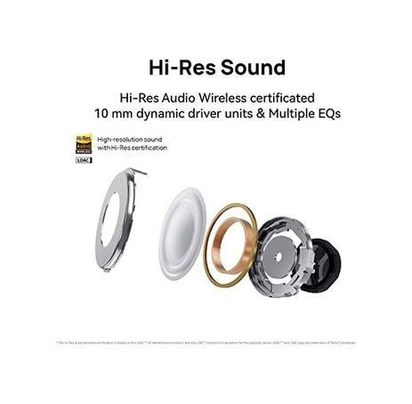 3C 131615690 Freebuds 5I Kablosuz Kulaklık Uzun Pil Ömrü İle Gürültü Azaltma Bluetooth Ve Su Geçirmez Kulak İçi Kulaklık, Hi-Res Ses Sertifikalı, Nebula Black