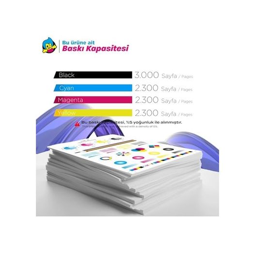 3DMakerpro 133236584 Brother Uyumlu Dcp-L3560Cdw Muadil Toner Set- Çipli/tn-279Xl