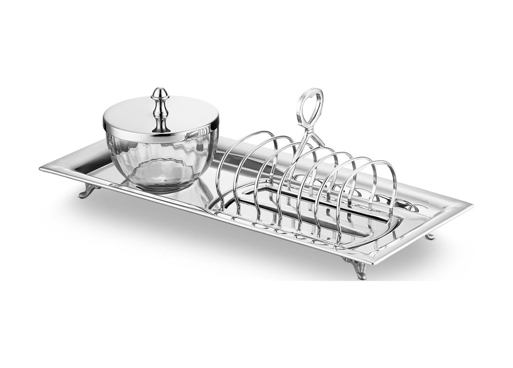 3Er 57855210125455580184975 Jumbo Alula Ekmek Servisliği Silver Açık Gri