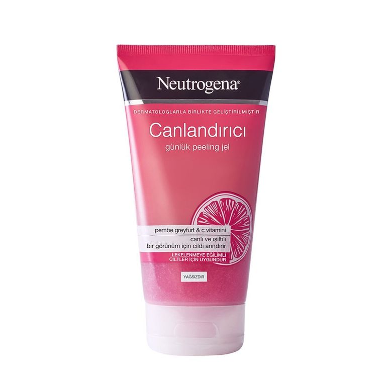 451657498 Neutrogena Sivilce Karşıtı Temizleyici Peeling Jel Pembe Greyfurt & C Vitamini Canlandırıcı 150 Ml