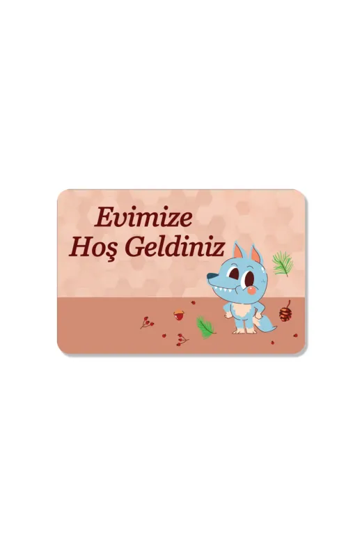 45615g554651001 Hoş Geldiniz Yazılır Dekoratif Dış Kapı Önü Ve Iç Mekan Paspası Yıkanabilir