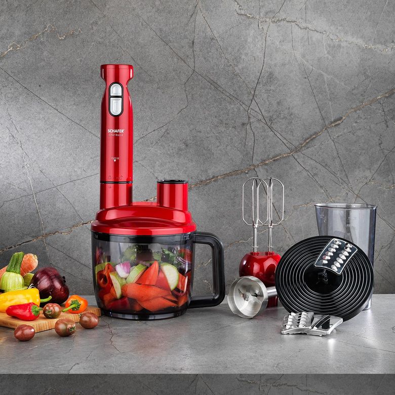 .₺4.999,00 Schafer Chef Blend Mega Blender Set-Kırmızı