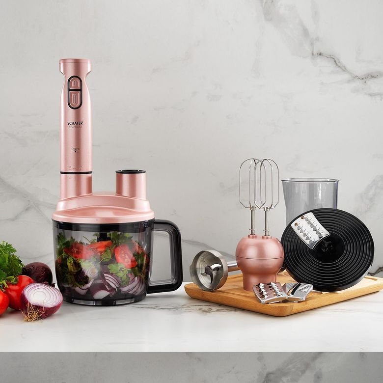 ₺4.999,00-* Schafer Chef Blend Mega Blender Set-Rosegold