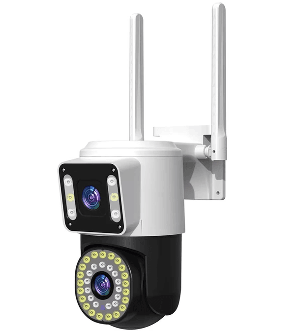 4MP Yoosee Çift Lens IP Kamera - WIFI Açık Otomatik İzleme, Su Geçirmez Kablosuz Güvenlik Ev Kamerası, Renkli Gece Görüş