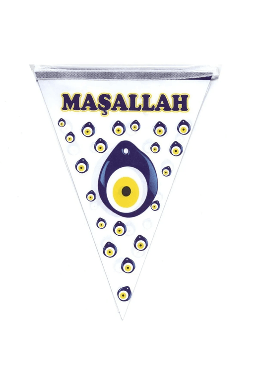 50252024 Happy Birthday Maşallah Temalı Üçgen Flama