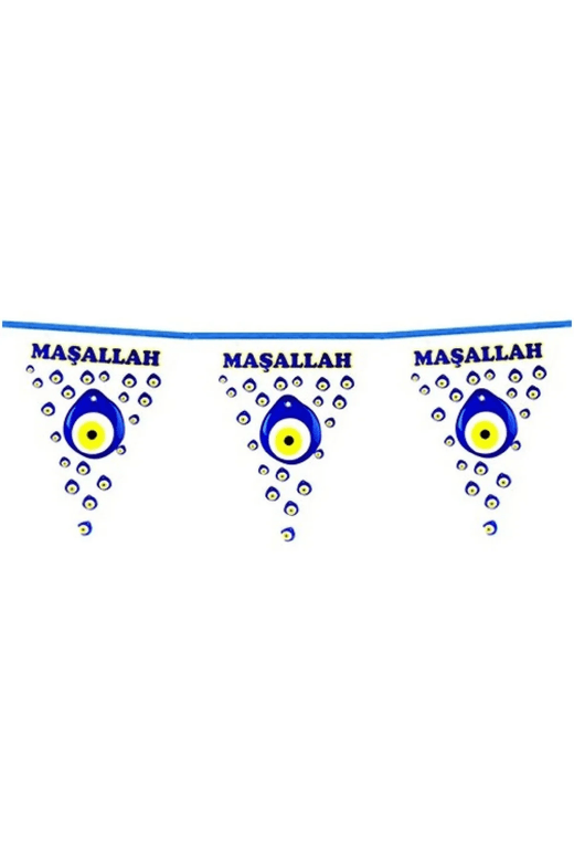 50252024 Happy Birthday Maşallah Temalı Üçgen Flama