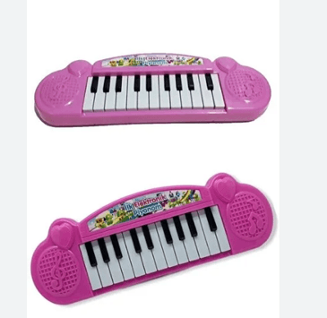 5286873256512 Brother Toys Kukuli İlk Elektronik Piyanom Pembe Oyuncak Piyano Kukuli Şarkılı Kutulu