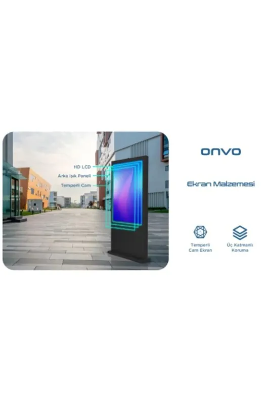 55" Dokunmatik Dış Mekan Uyumlu Sabit Andorid Videowall Cihazı
