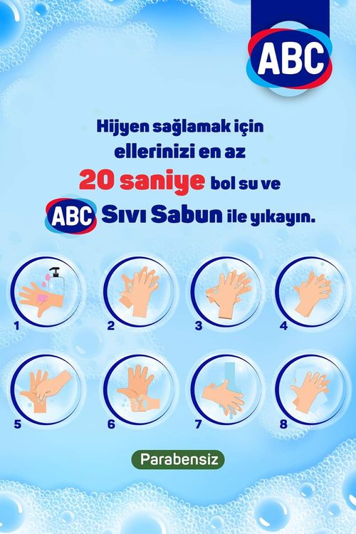 5674885 Abc Bahar Esi̇nti̇ 3 Lt Parabensiz Sıvı Sabun