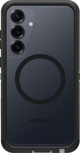 57858324450611799283959 Galaxy Uyumlu S25+ Serisi Xt Şeffaf Mıknatıslı Kılıf Koyu Taraf Siyah - Diğer