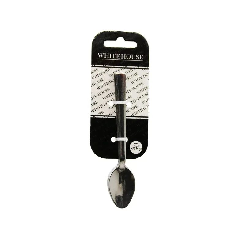 6 PARÇA EKO ÇUBUK SADE METAL ÇAY KAŞIK 2MM (4745)