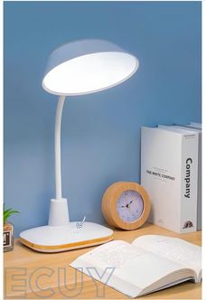 60 Led Masa Lambası Dört Lityum Pil Şarj Edilebilir Masa Lambası, Üç Seviyeli Renk Tonlama Dimerli