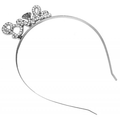 60122024 Dorado Gümüş Bride Taç Ve Kuşak Seti Bride To Be