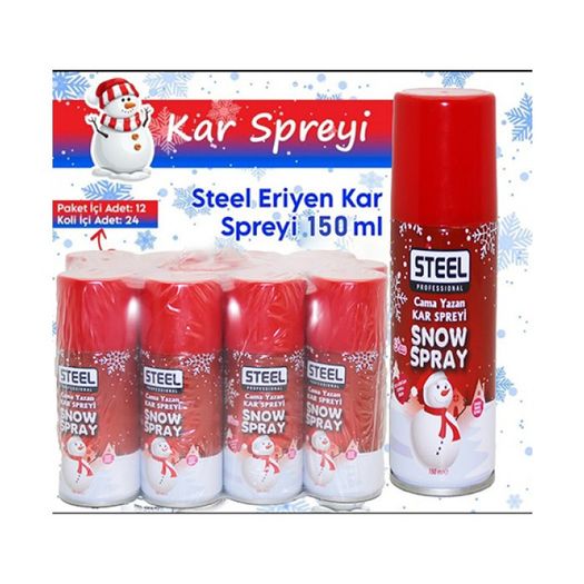 60172024 Steel Kar Spreyi 150 Ml Kalıcı Ck-7597 Ybs