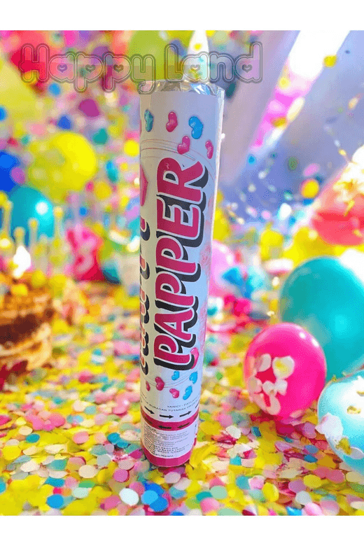 60202024 Happy Papper Konfeti Kalpli 30 Cm