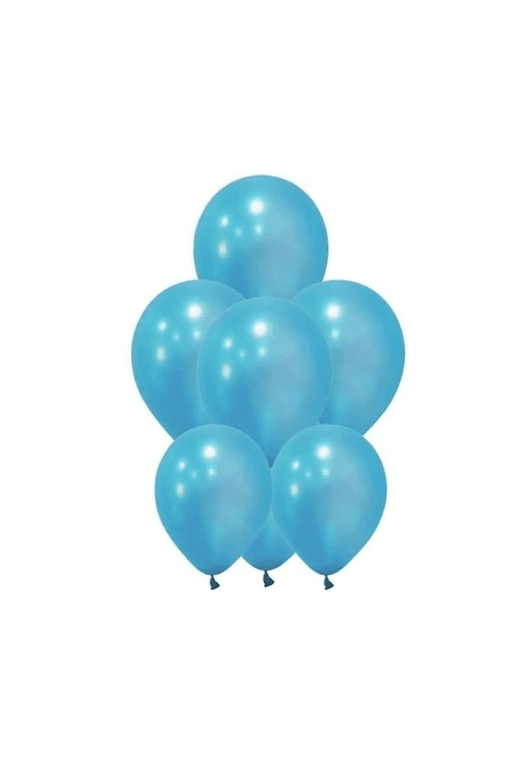 60252024 Gemar 100'lü  Metalik Light Blue Balon 28*11