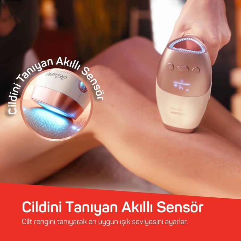 -7829- Arzum Ar5178 Sateentouch Ipl Lazer Epilasyon, 999.999 Atım, Evde Tüy Alma, Soğutmalı, 5 Kademe, Cilt Sensörü