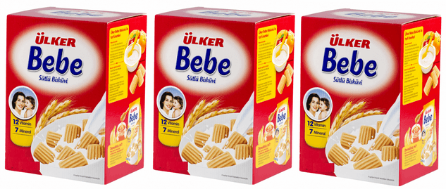 800Gr 12 Vitaminli Kutu 3 Lü Set