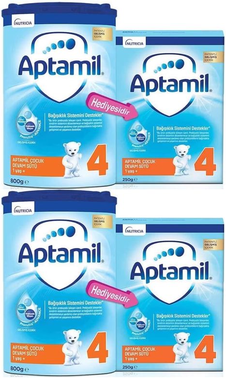 800GR+250GR:1050GR Devam Sütü No:4 (1 Yaş ve Üzeri) Avantaj Pk (2 Li Set)