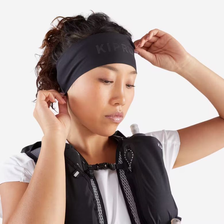 8871353 Yetişkin Bandana - Koşu - Siyah - Kiprun V2 - Standart