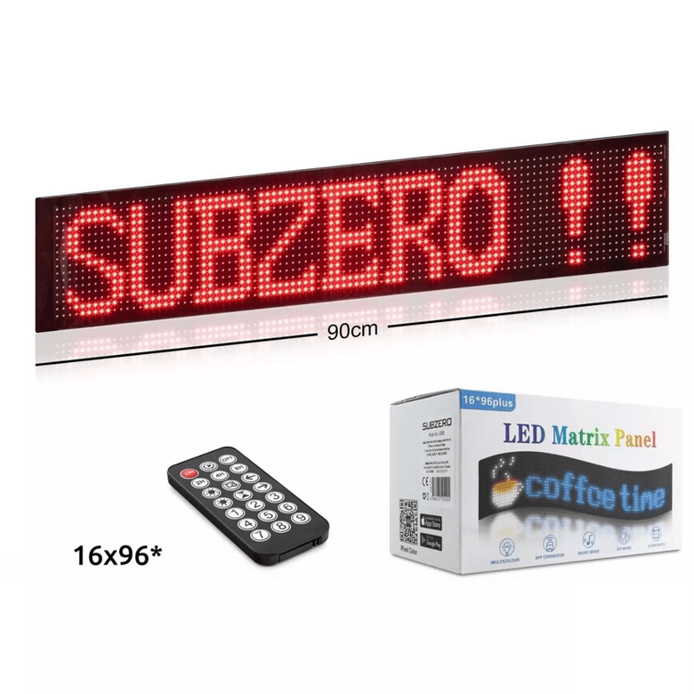 9IUHv5WKbs Subzero Ld50 (90Cm) Sled Matrix Panel Dijital Kayar Rgb Ekran Kumandalı Mobil Uygulamalı