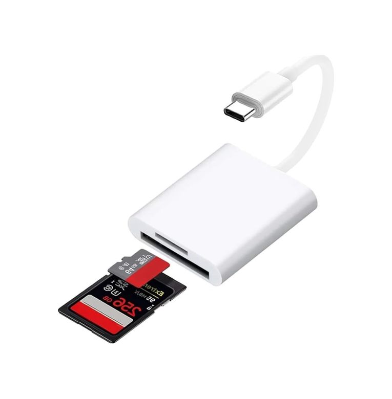 ACER 131612469 Type-C Girişli İphone 15 16 Serilerine Uyumlu Kart Okuyucu Sd Kart Adaptörü Tf Kart Okuyucu Disk Adaptörü Mobil Kart Okuyucu Type- C Girişli