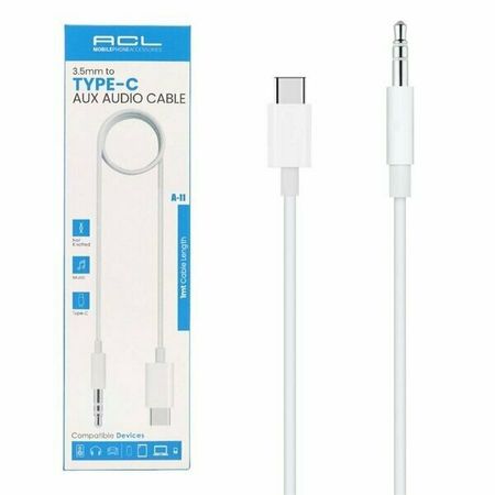 ACL A-11 3.5Mm To Type-C Aux Audio Ses Kablosu