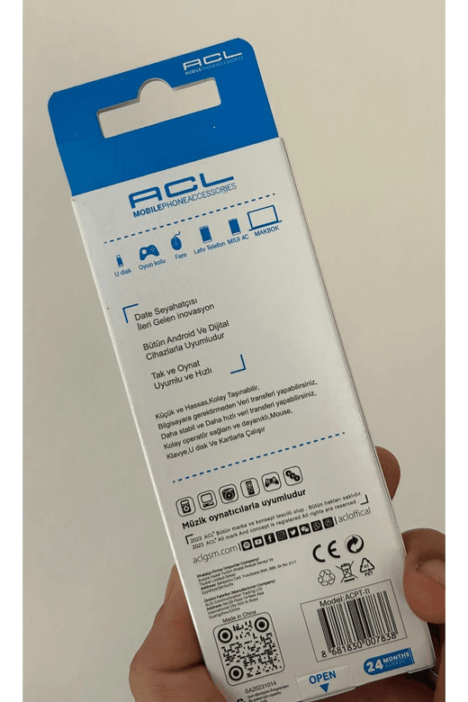 Acl Acpt-11 Hd Media Type-C Den Usb Veri Aktarım Aparatı Dönüştürücü
