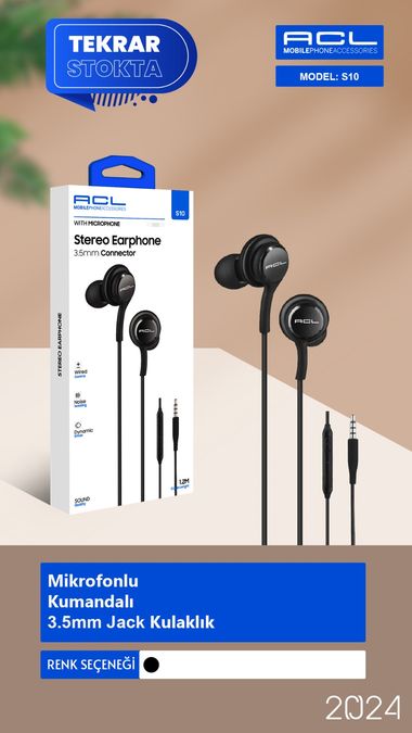 ACL S10 Mikrofonlu Kulaklık