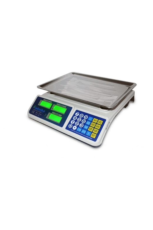 Acs-809T5656 Teknika Terazi 40 Kg Elektronik Dijital Bakkal Manav Market Pazarcı Terazisi
