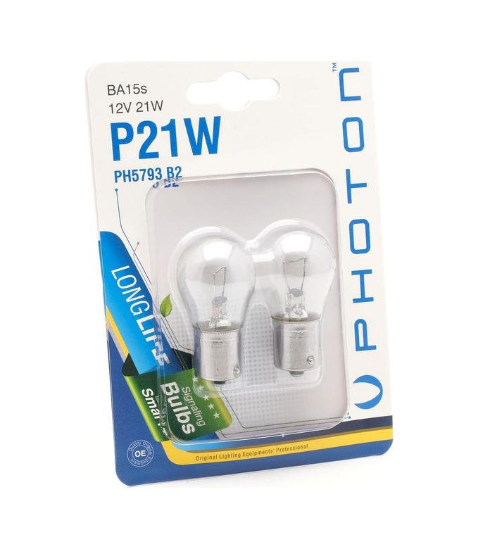 Adam 132137462 Ampul P21W 12V 2&apos Li Blister Minyatür Pht Ph5793 B2
