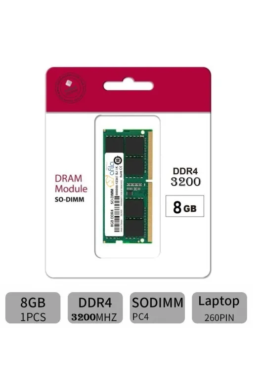 Afila KR10208V3-.1.1.0.1625 Hp 250 G9 (6Q8M8Es39, 6Q8M8Es40) Uyumlu 8Gb Notebook Ram, Bellek
