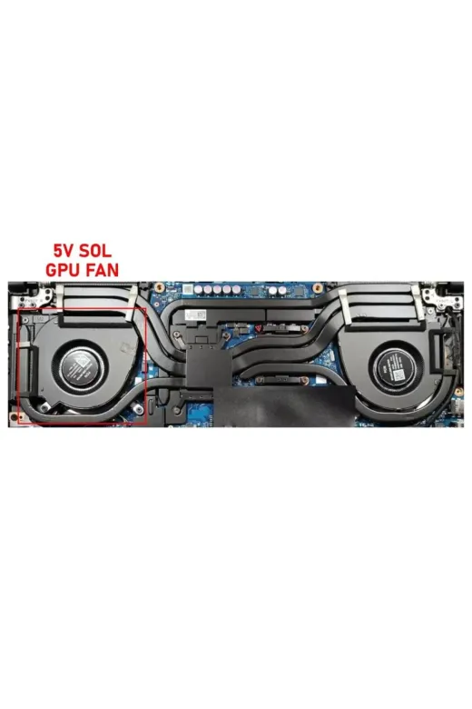 Afila NF-KR51218V1R Asus Tuf Dash F15 Fx517Z Serisi Notebook Gpu Fanı / Ver.1 R - 5V