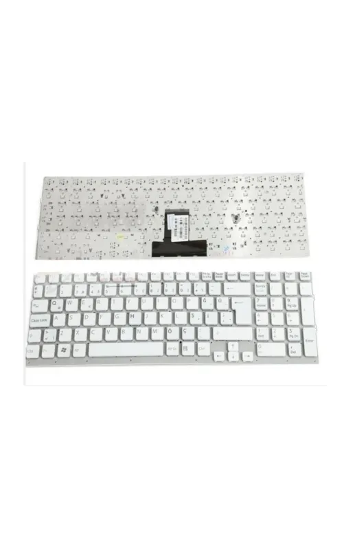 Afila NK-KR30377B.X63 Sony Vaio Vpceb4X1E Vpceb4X8E Vpceb4Z0E Vpceb4Z1E Vpceb4Z1R Beyaz Klavye Tr/ Çerçevesiz