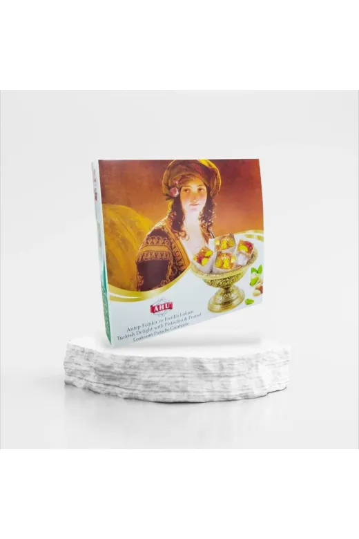 AHU AHU-KT-0000500024 Antep Fıstıklı Ve Fıstıklı Lokum - 250 Gr