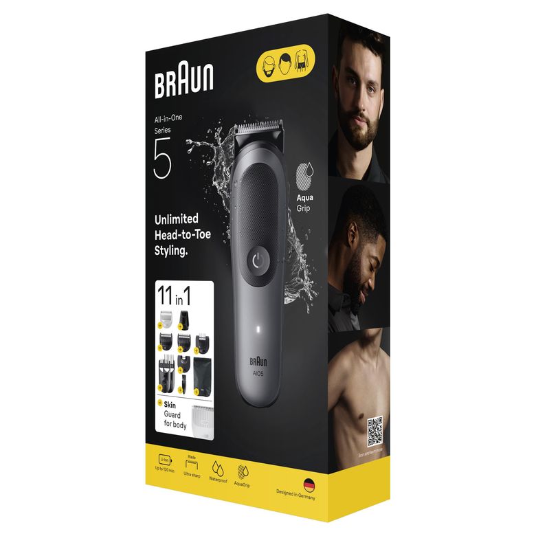 Aio5560 Hepsi Bir Arada Series 5 11’I 1 Arada Tıraş Kiti Keskin Bıçak Vücut Tıraşı