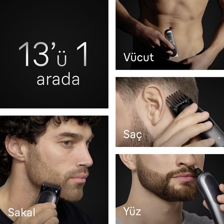 Aio7560 Hepsi Bir Arada Series 7 13'ü 1 Arada Tıraş Kiti Problade Autosense